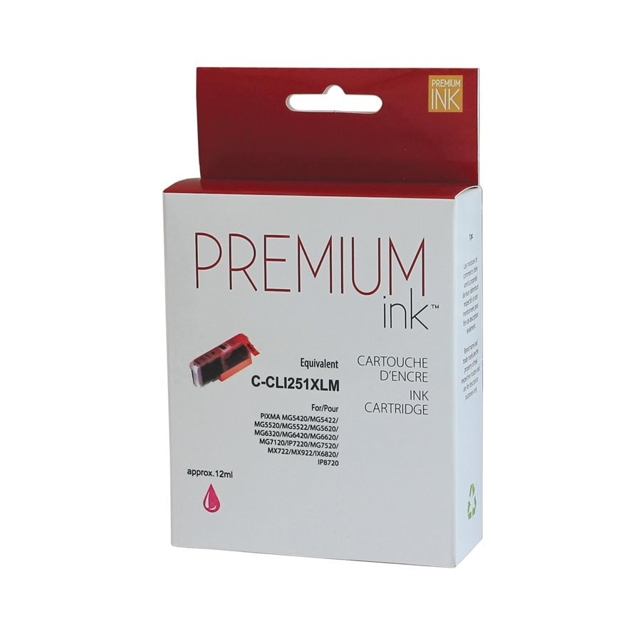 Canon CLI-251XL Magenta New Compatible Ink Cartridge-Premium Ink