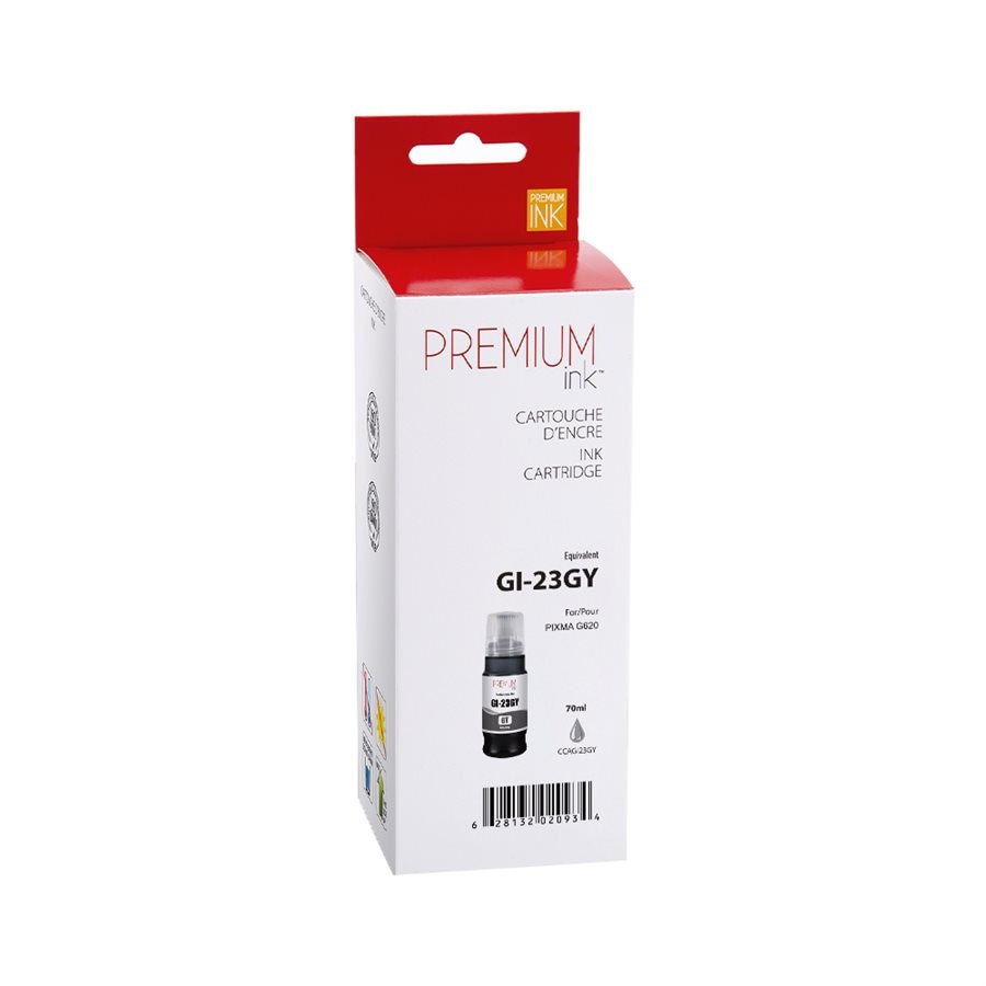 Canon GI-23 New Compatible Ink Cartridge Grey-Premium Ink