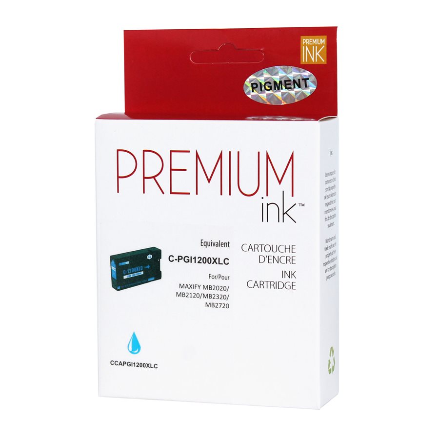 Canon PGI-1200XL New Compatible Ink Cartridge Pigment Cyan-Premium Ink
