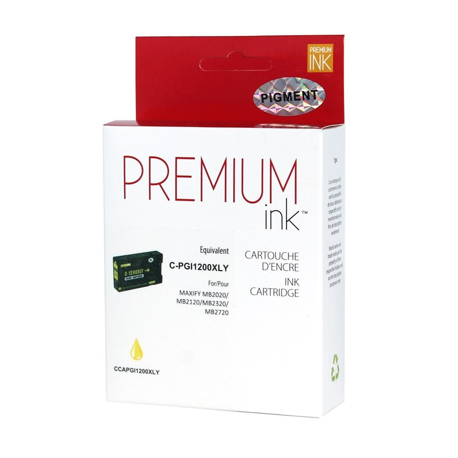 Canon PGI-1200XL New Compatible Ink Cartridge Pigment Yellow-Premium Ink