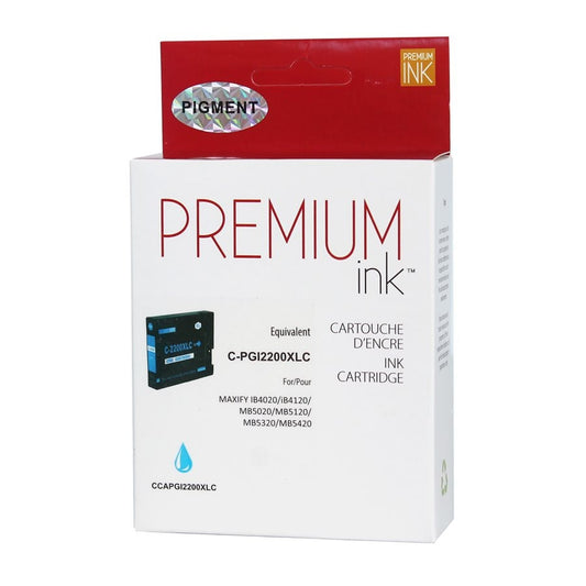 Canon PGI-2200XL New Compatible Ink Cartridge Pigment Cyan-Premium Ink
