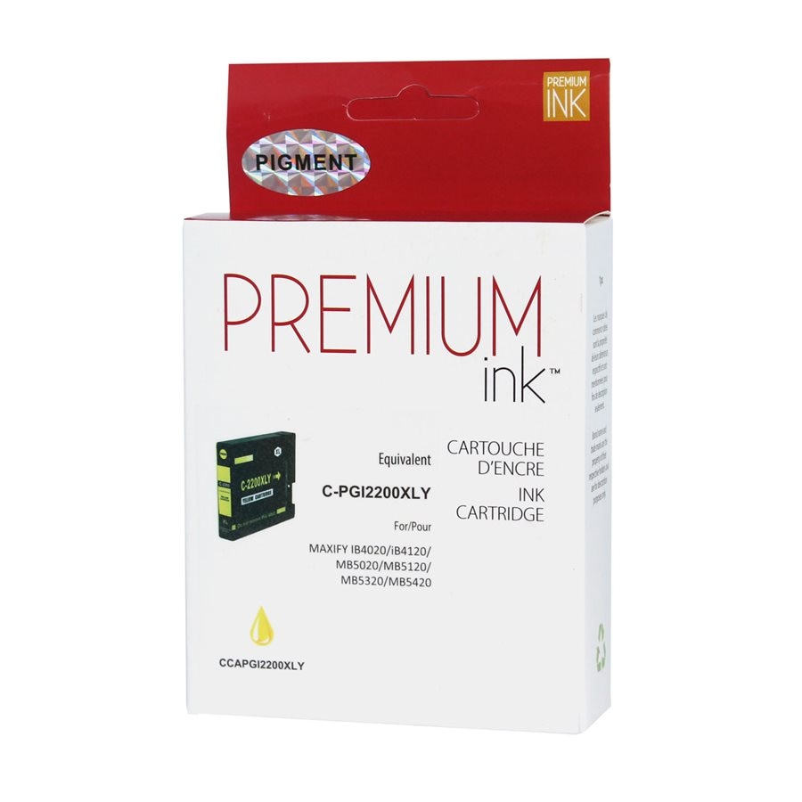 Canon PGI-2200XL New Compatible Ink Cartridge Pigment Yellow-Premium Ink