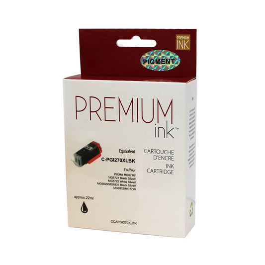 Canon PGI-270XL Black pigmented New Compatible Ink Cartridge-Premium Ink