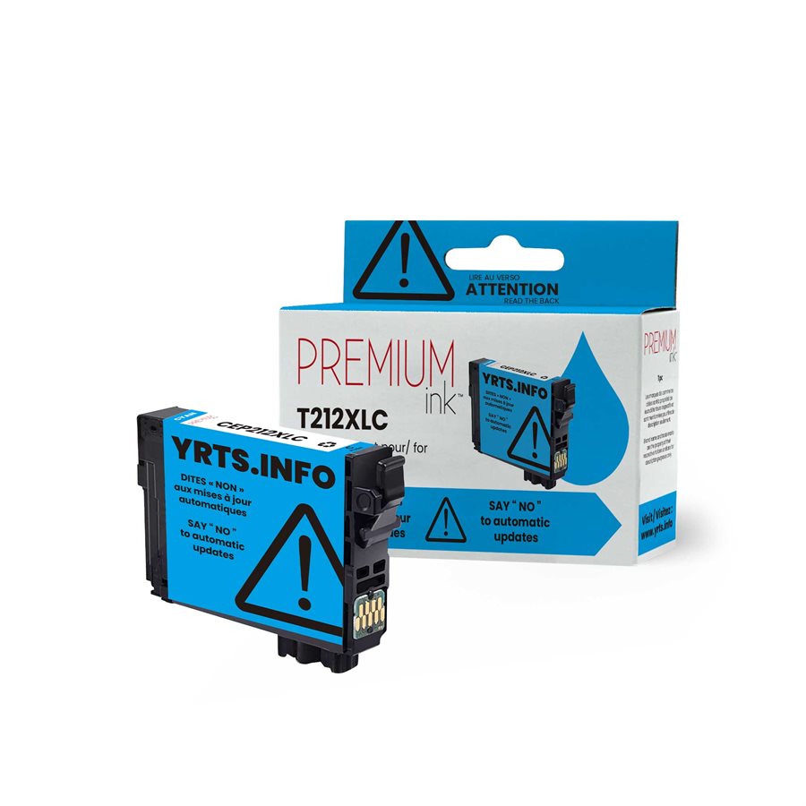 Epson T212XL220 New Compatible Ink Cartridge YRTS Cyan-Premium Ink