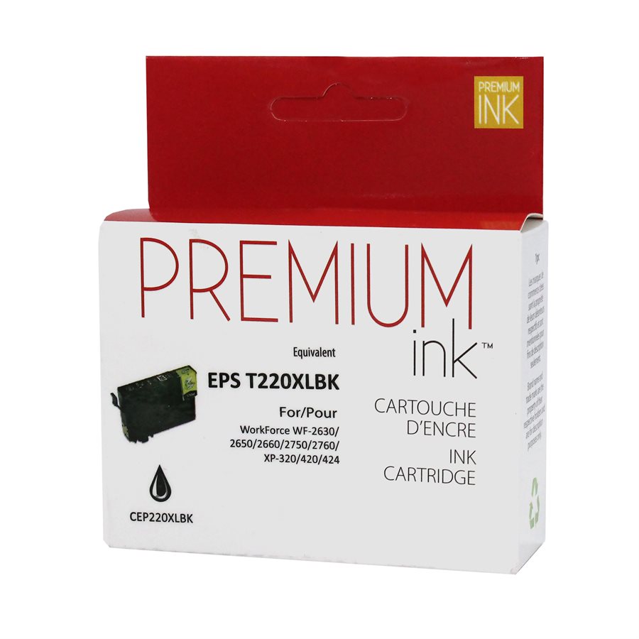 Epson T220XL120 New Compatible Ink Cartridge Black --Premium Ink
