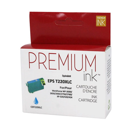 Epson T220XL220 New Compatible Ink Cartridge Cyan-Premium Ink