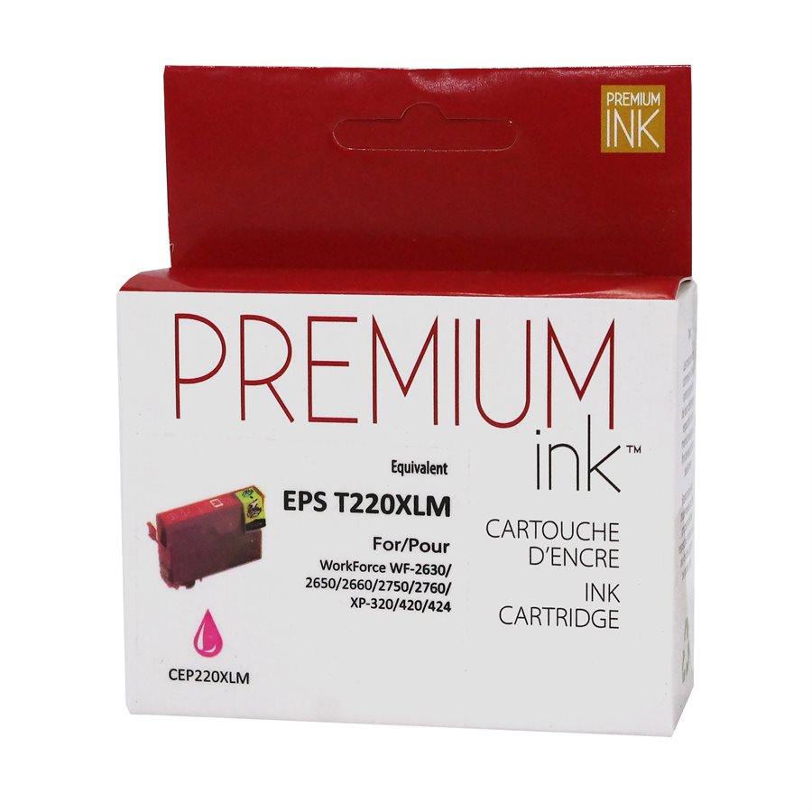 Epson T220XL320 New Compatible Ink Cartridge Magenta-Premium Ink