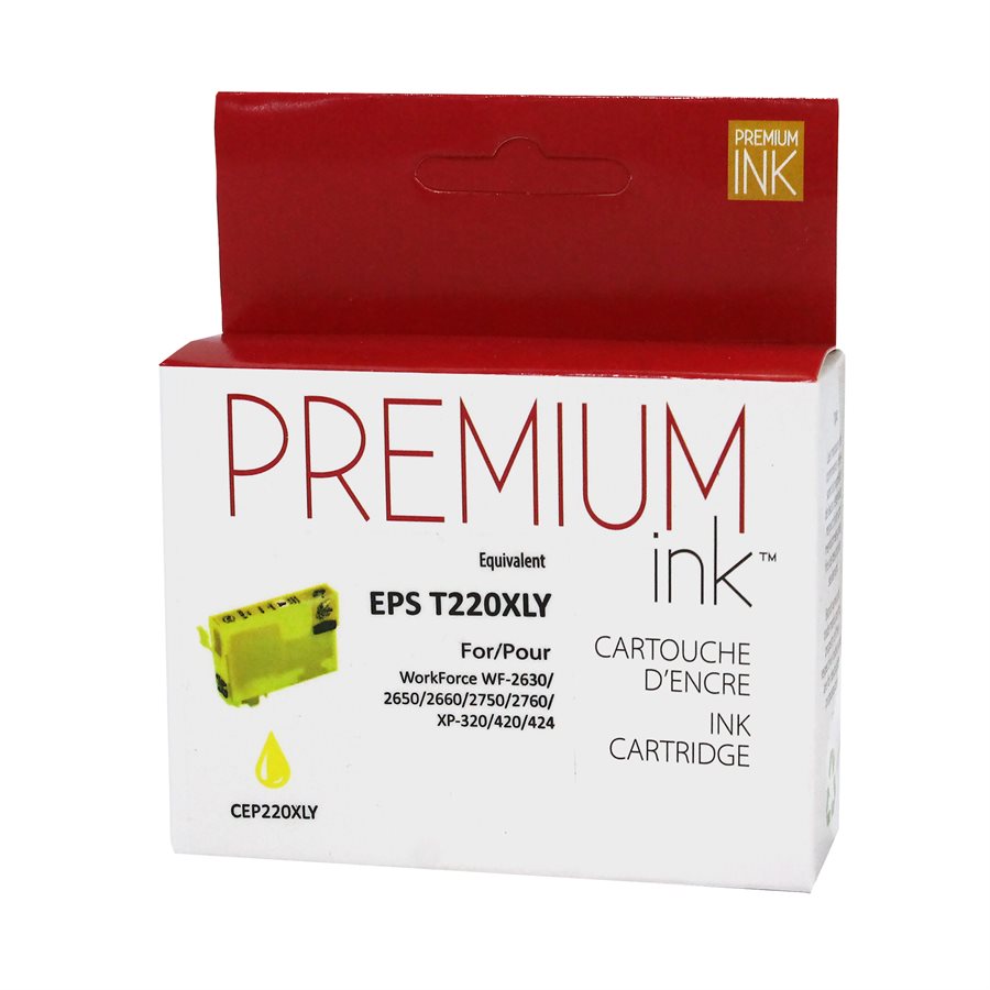 Epson T220XL420 New Compatible Ink Cartridge atile Yellow-Premium Ink