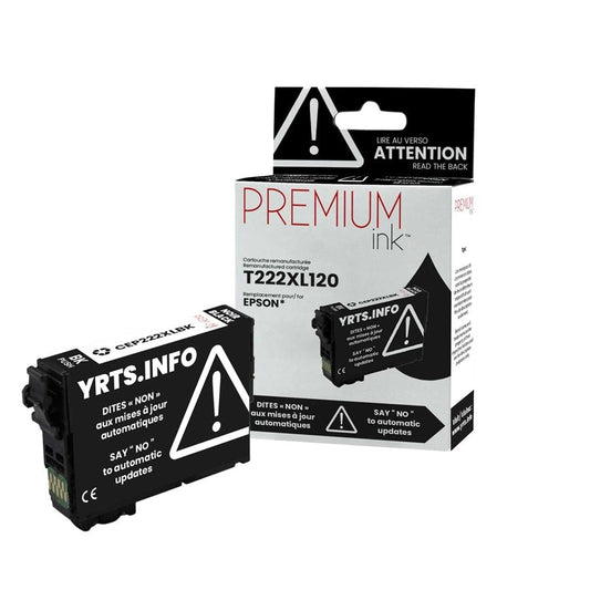 Epson T222XL120 New Compatible Ink Cartridge Black-Premium Ink