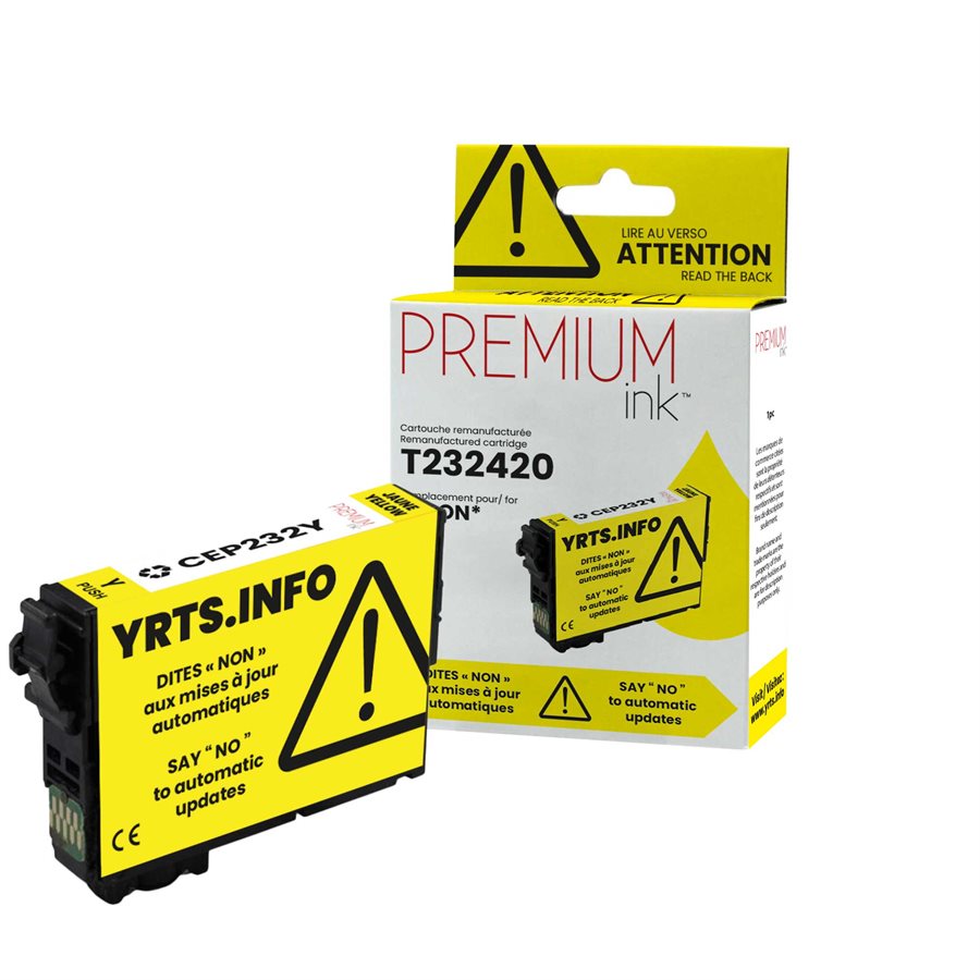 Epson T232420 New Compatible Ink Cartridge Yellow-Premium Ink