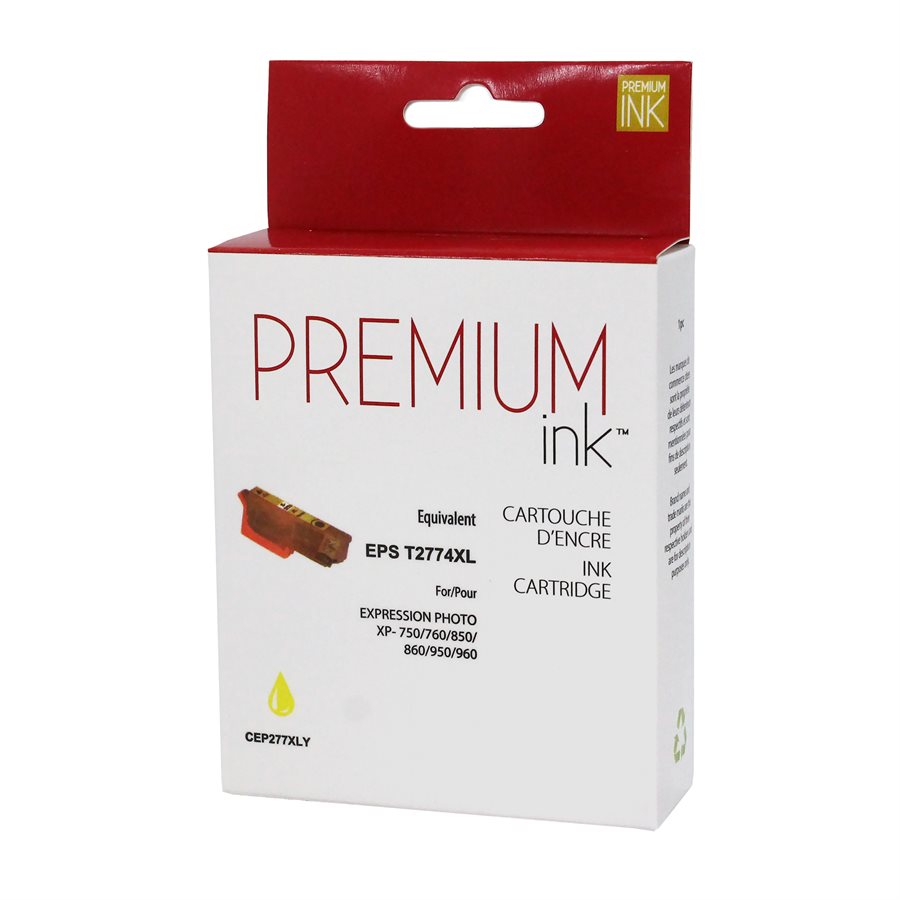 Epson 277XL New Compatible Ink Cartridge Yellow-Premium Ink