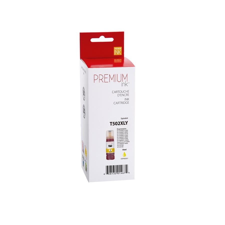 Epson T502XL420 New Compatible Ink Cartridge Yellow-Premium Ink