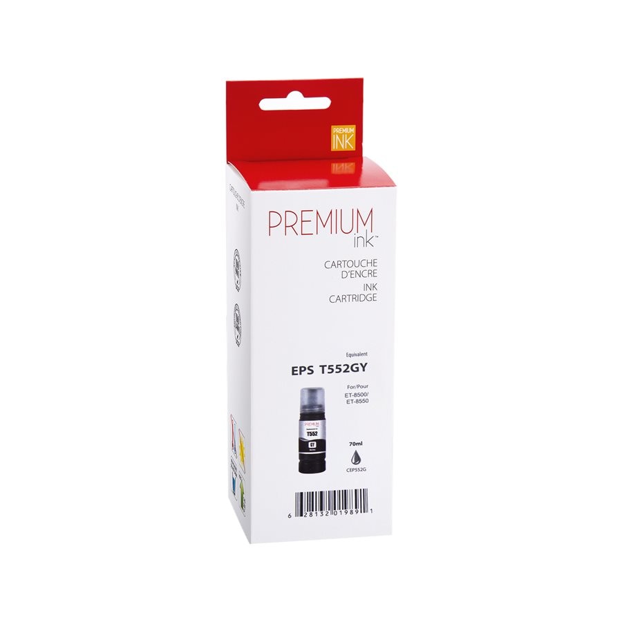 Epson T552520 New Compatible Ink Cartridge Grey-Premium Ink