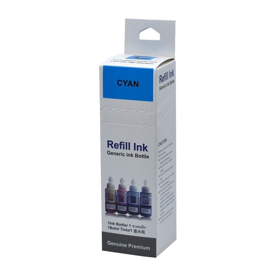 Epson T664220 New Compatible Ink Cartridge Cyan-Premium Ink