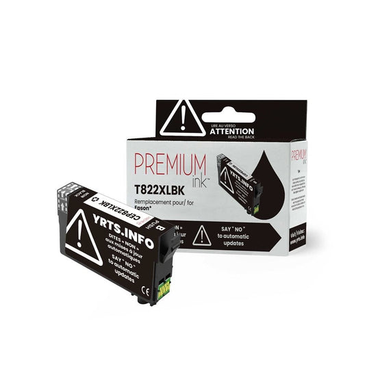 Epson T822XL120 New Compatible Ink Cartridge-Premium Ink YRTS Black-Premium Ink