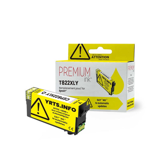 Epson T822XL420 New Compatible Ink Cartridge-Premium Ink YRTS Yellow-Premium Ink