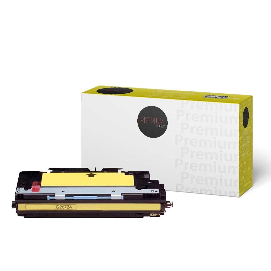 NON-OEM HP 3500/3750 Q2672A Reman Yellow  Premium Tone 4K - by Premium Tone