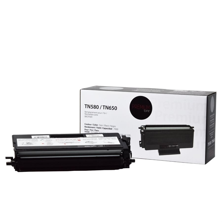 Brother TN580/TN650 New Compatible Toner Cartridge 7K-Premium Tone