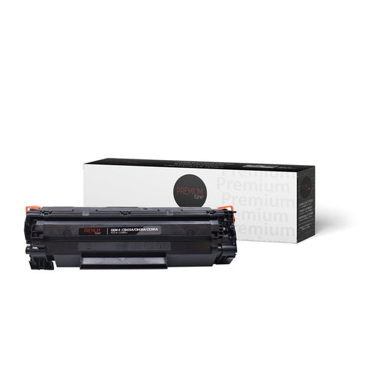 HP CB435A/CB436A/CE285A/Canon no.125 New Compatible Toner Cartridge 2K-Premium Tone