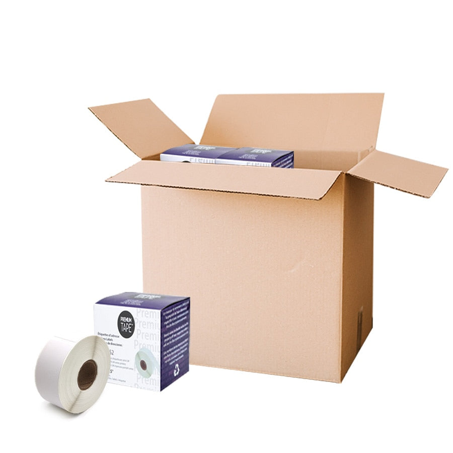 Dymo 30252 New Compatible Labels 1 1/8'' x 3 1/2'' Pack 10-Premium Tape