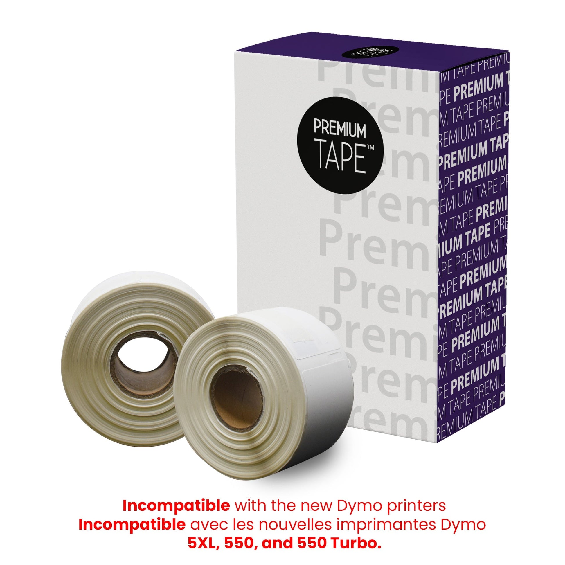 Dymo 30321 New Compatible Large Address Labels 1 4/10'' x 3 1/2'' 2 x 260-Premium Tape