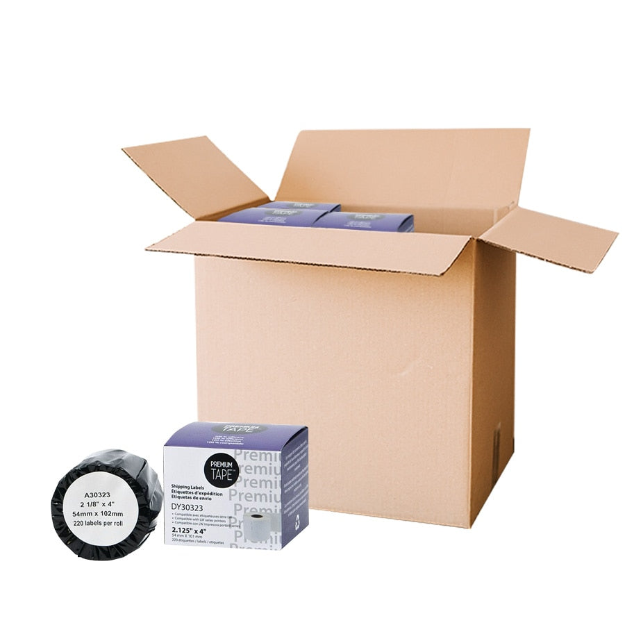 Dymo 30323 New Compatible labels 2 1/8'' x 4'' Pack of 10-Premium Tape