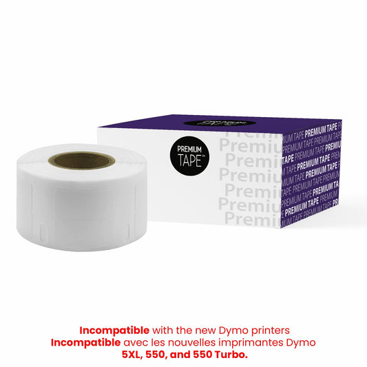Dymo 33033 New Compatible Extra small labels 1/2" x 1" 1 x 1000-Premium Tape
