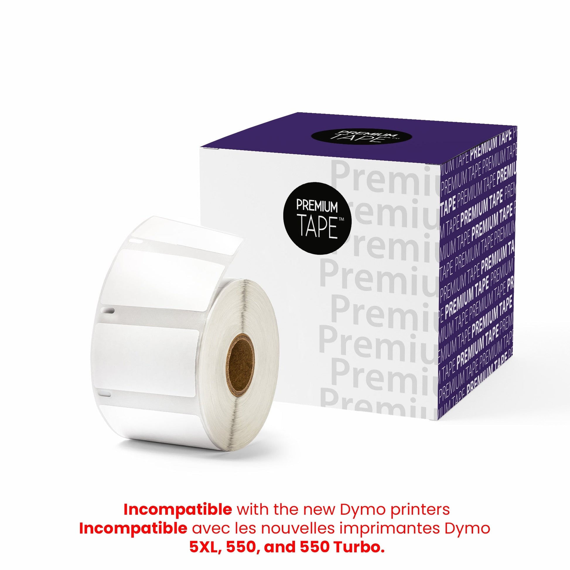 Dymo 30334 New Compatible Medium Labels 1 1/4'' x 2 1/4'' 1 x1000 labels-Premium Tape