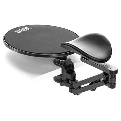 Ergonomic New Compatible ErgoRest Short Pad w/Mouse Plate Black-Intekview