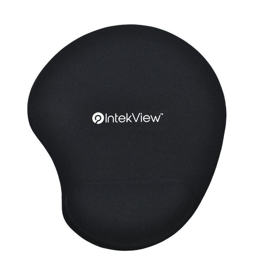 Ergonomic New Compatible Rounded Gel wrist Mouse pad Black 160g-Intekview