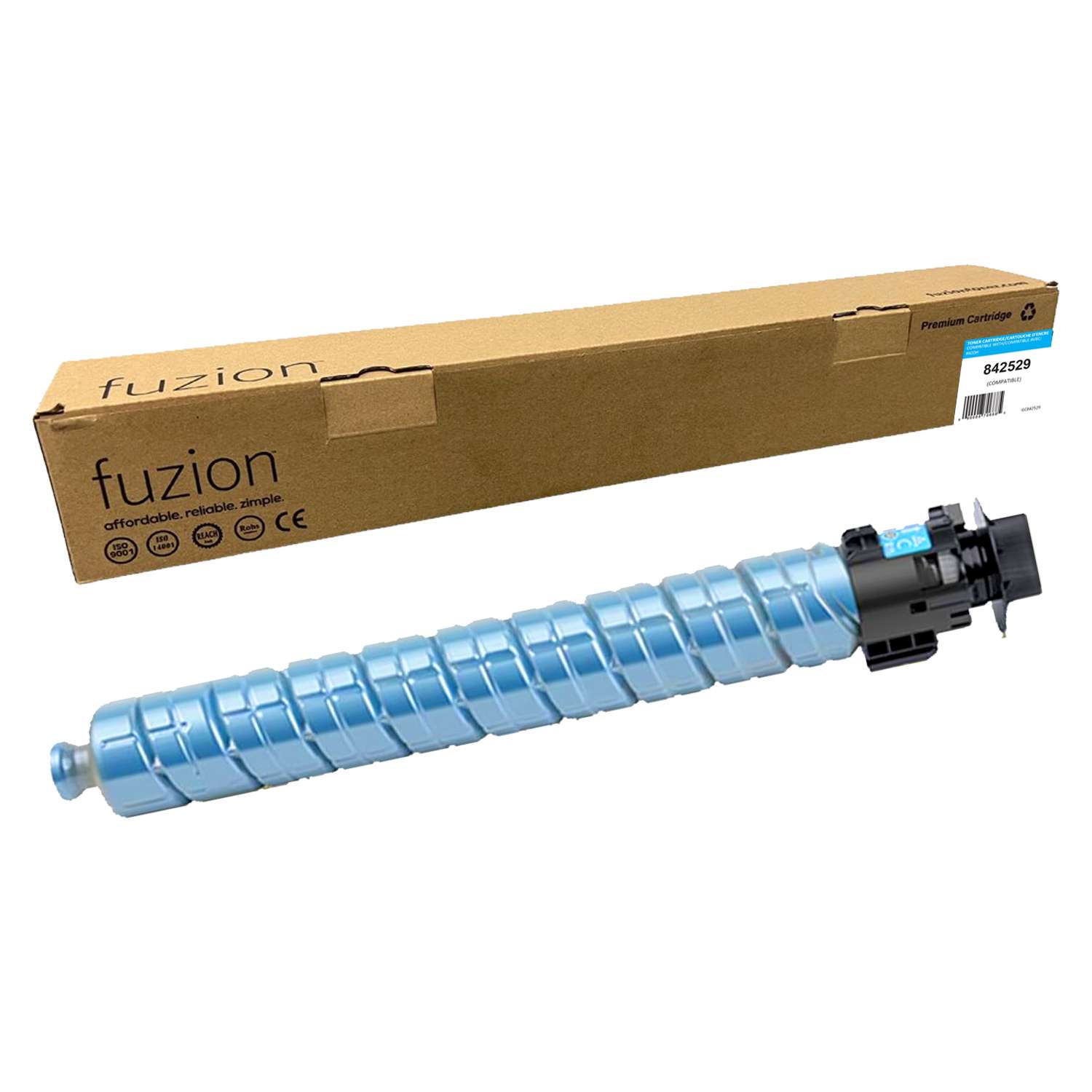 Ricoh 842529 Compatible Toner Cartridge - Cyan - Fuzion