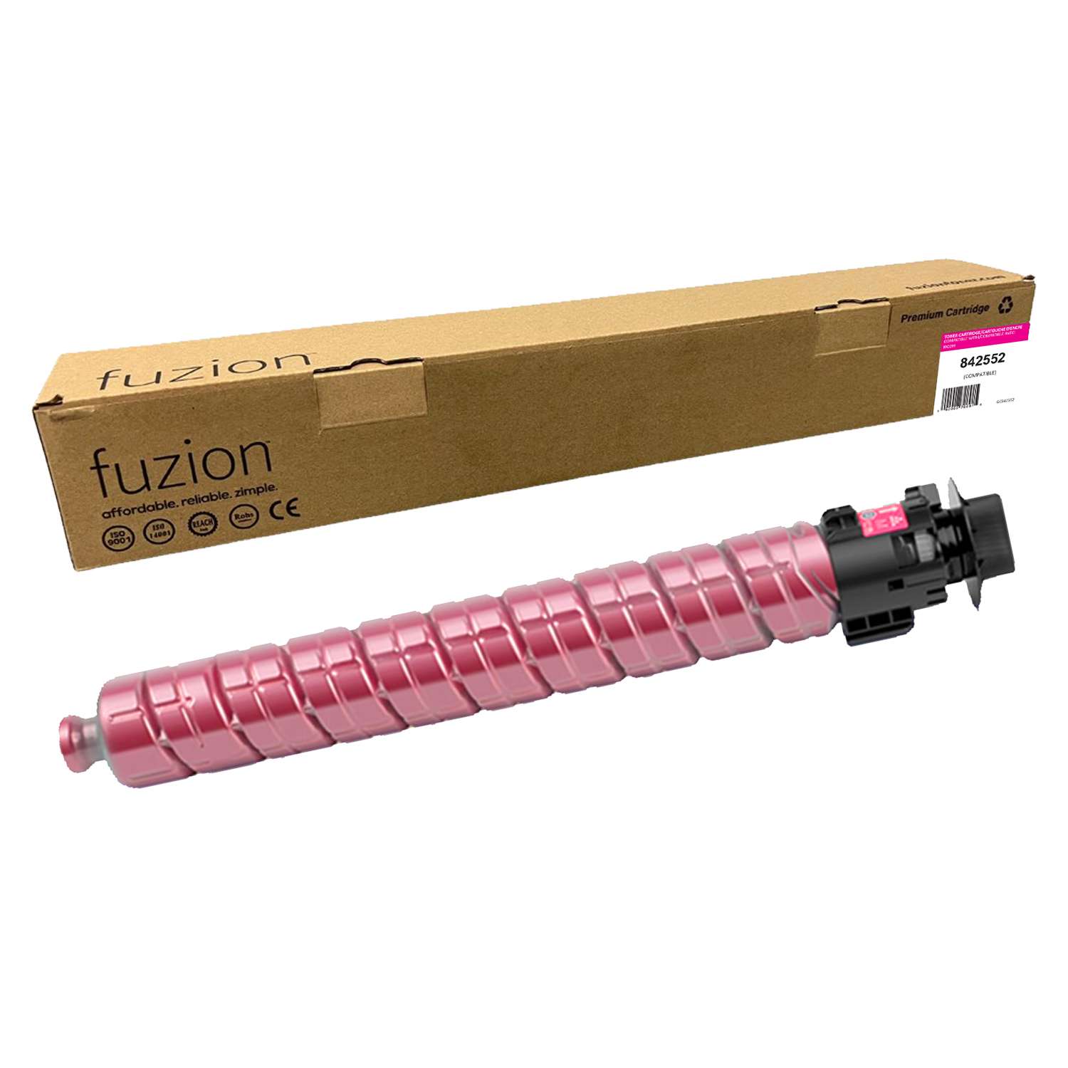 Ricoh 842552 Compatible Toner Cartridge - Magenta - Fuzion