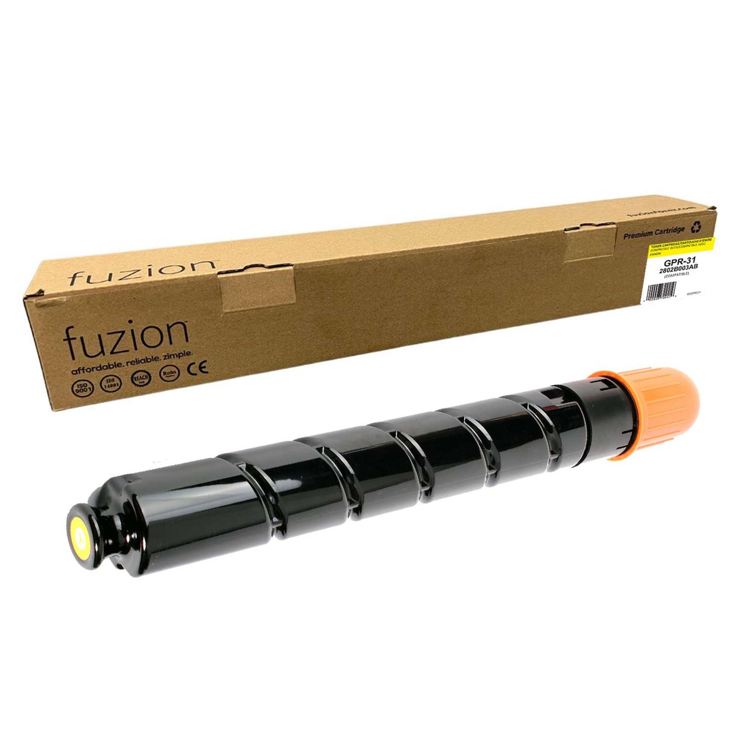 Canon GPR-31 Compatible Toner Cartridge - Yellow - Fuzion