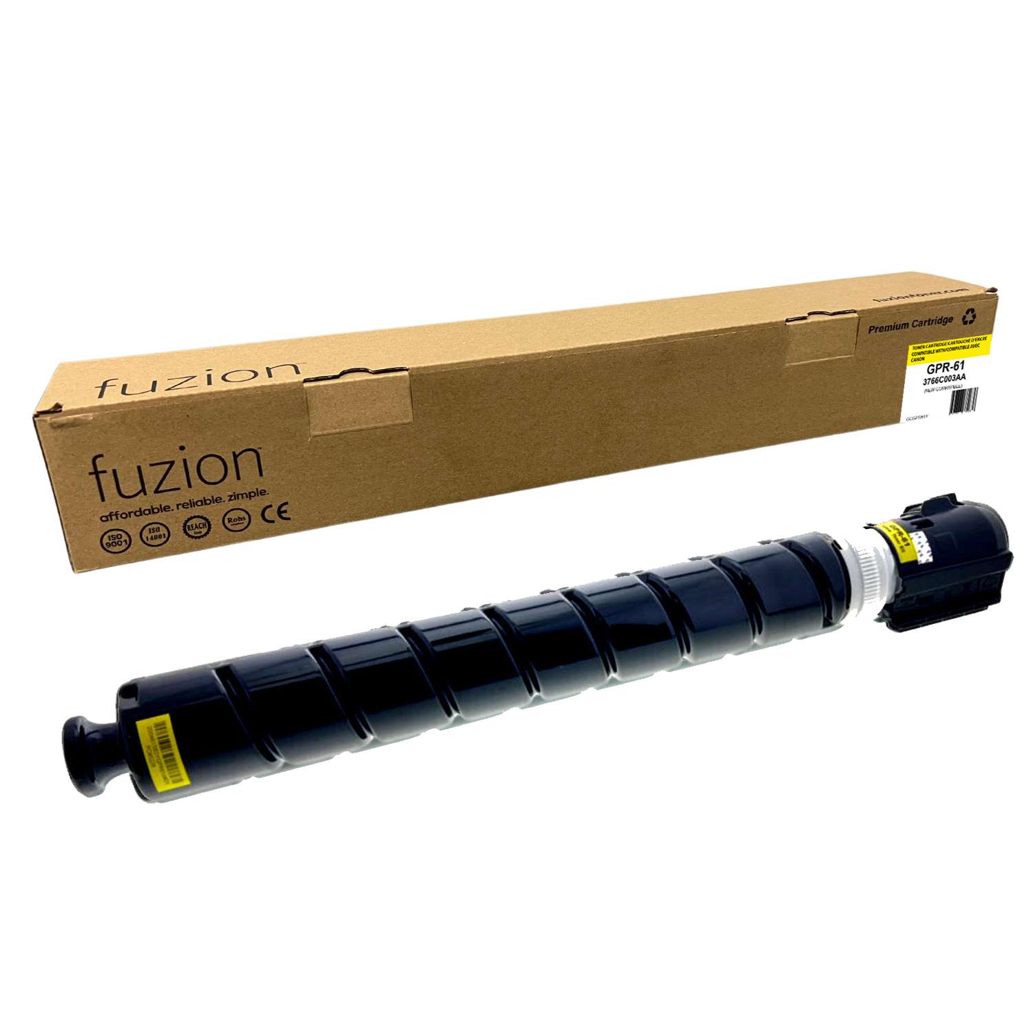 Canon GPR-61 Compatible Toner Cartridge - Yellow - Fuzion