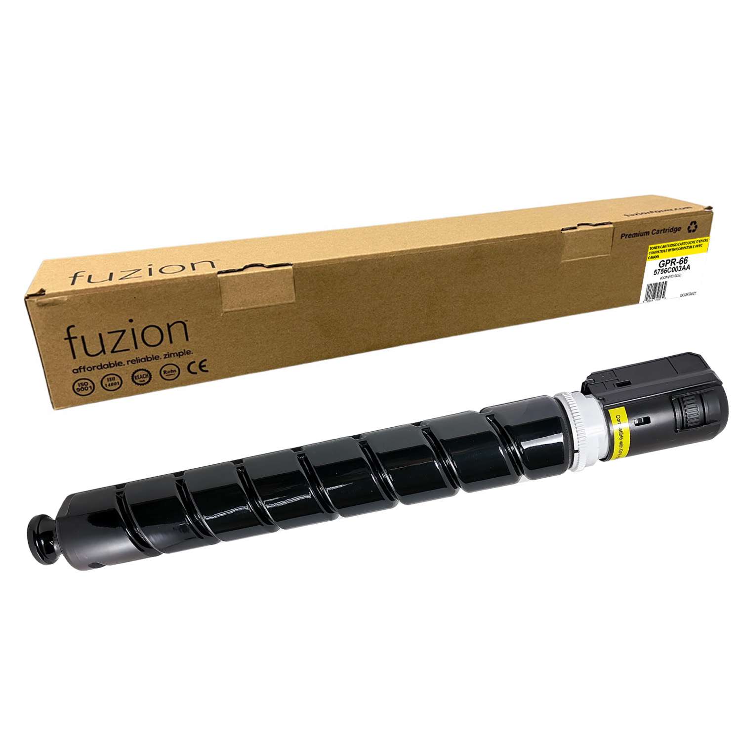 Canon GPR-66 Compatible Toner Cartridge - Yellow - Fuzion