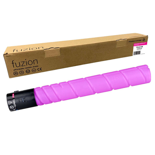 Konica MinoltaTN-321M Compatible Toner Cartridge - Magenta - Fuzion