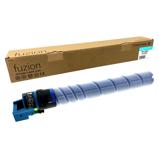 Konica MinoltaTN-328 / TN-626C Compatible Toner Cartridge - Cyan - Fuzion