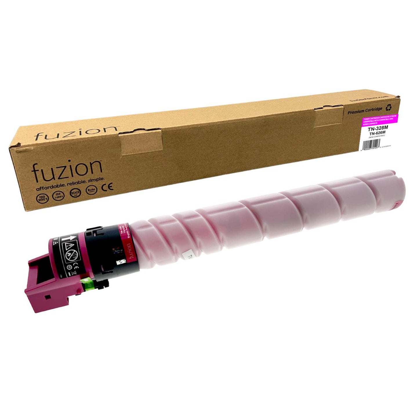 Konica MinoltaTN-328 / TN-626M Compatible Toner Cartridge - Magenta - Fuzion