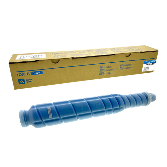 Konica MinoltaTN-620C Compatible Toner Cartridge - Cyan - Fuzion
