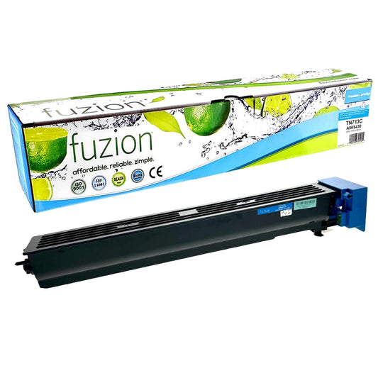 Konica MinoltaTN-713C Compatible Toner Cartridge - Cyan - Fuzion