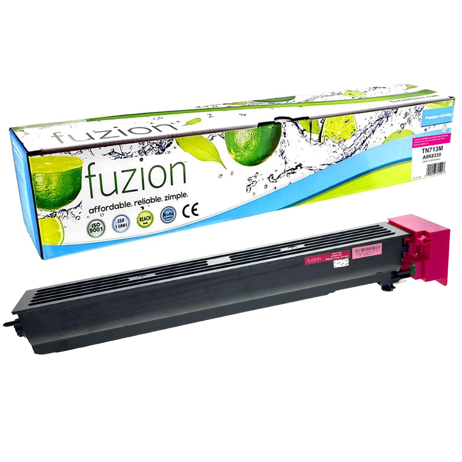 Konica MinoltaTN-713M Compatible Toner Cartridge - Magenta - Fuzion