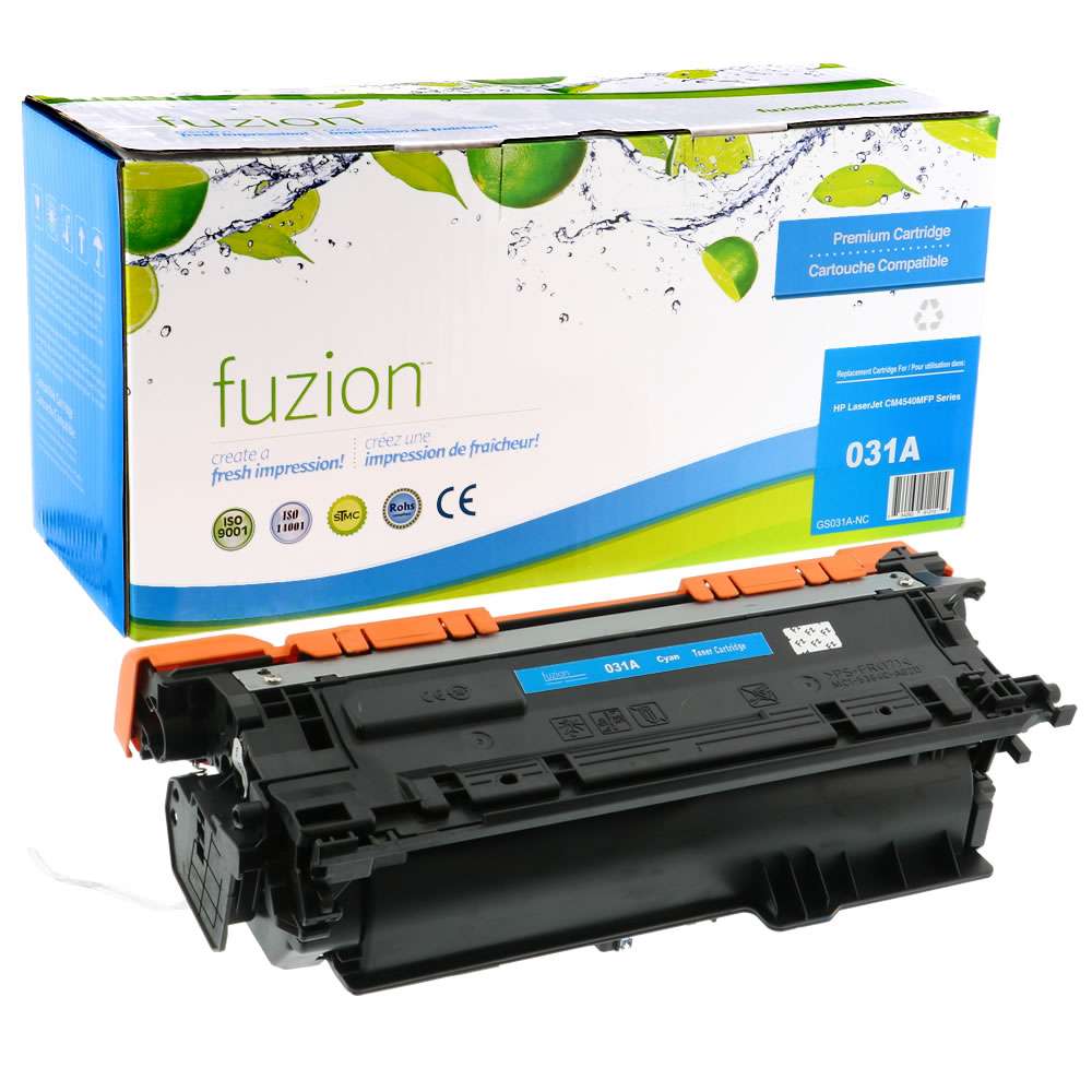 HP CF031A (646A) Compatible Toner Cartridge - Cyan - Fuzion