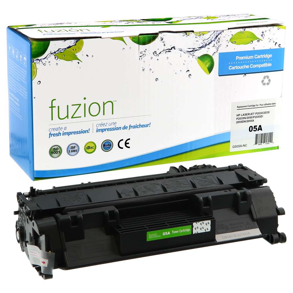 HP CE505A (05A) Compatible Toner Cartridge - Black - Fuzion