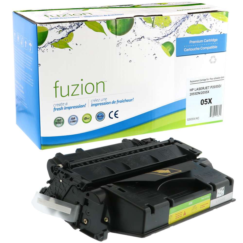 HP CE505X (05X) Compatible Toner Cartridge High Yield - Black - Fuzion