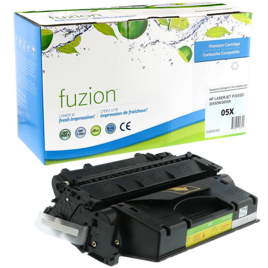 HP CE505X (05X) Compatible Toner Cartridge High Yield - Black - Fuzion