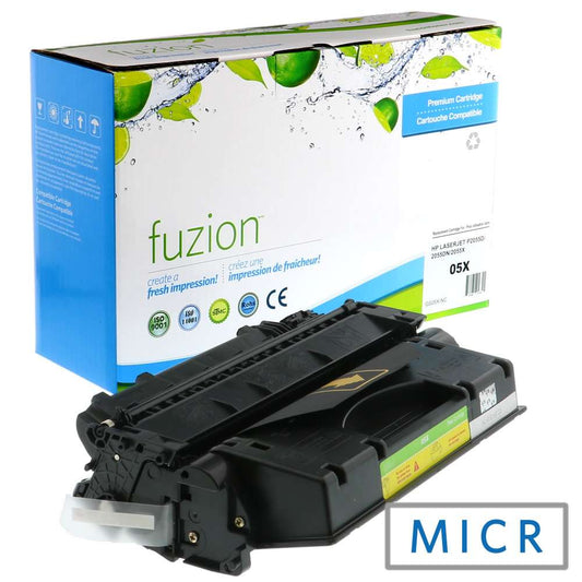 HP CE505X (05X) Remanufactured MICR Toner Cartridge - Fuzion