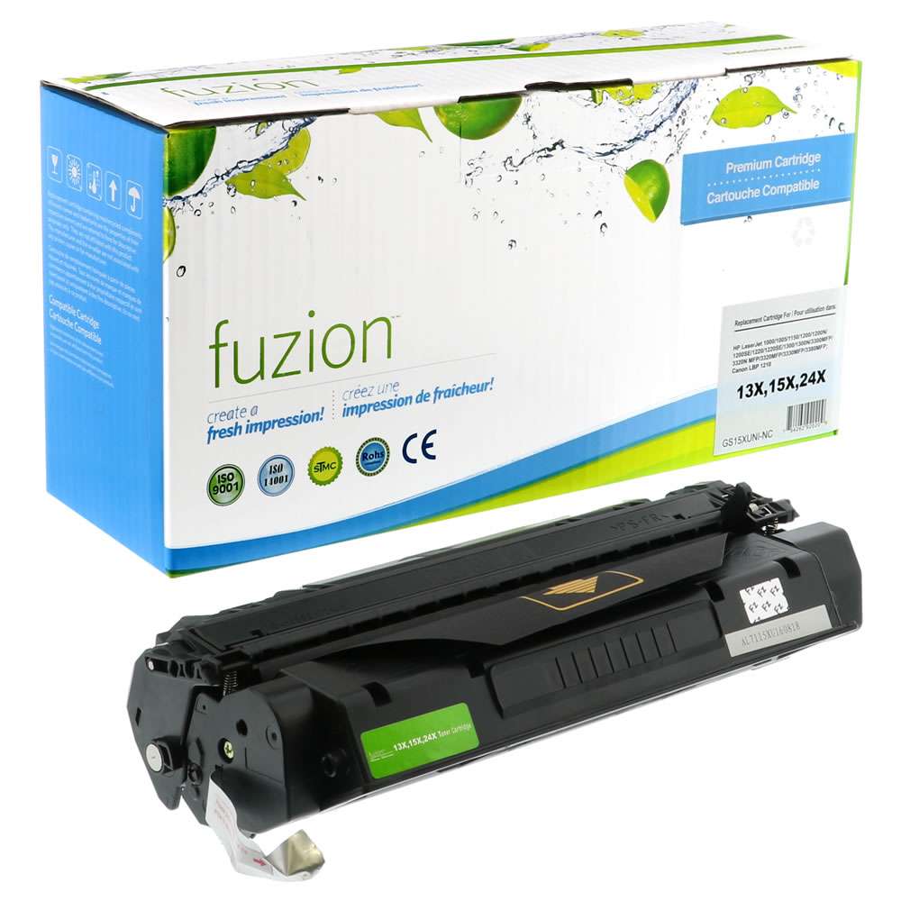 HP 13X/15X/24X Universal Compatible Toner Cartridge - Black - Fuzion