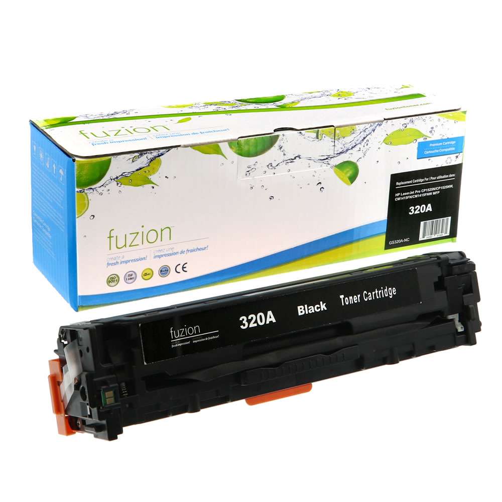 HP CE320A (128A) Compatible Toner Cartridge - Black - Fuzion