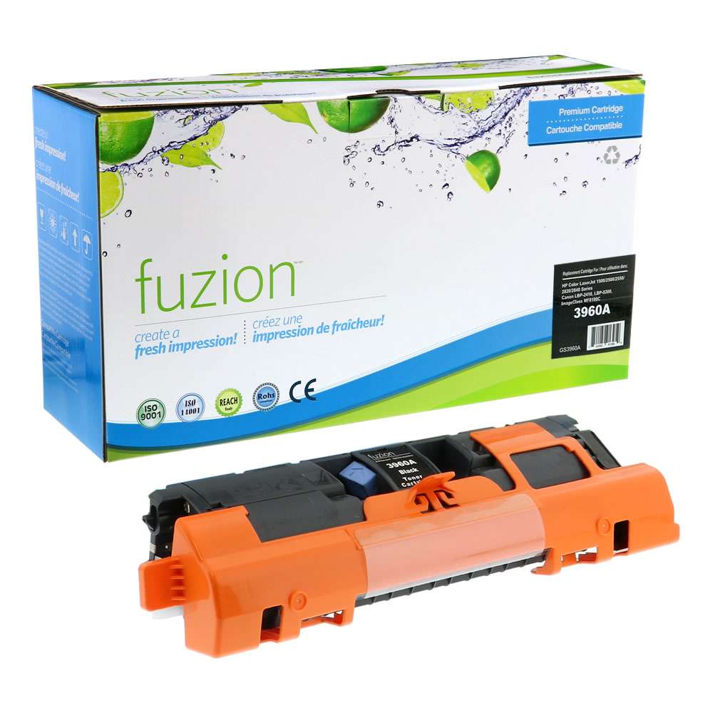 HP Q3960A (122A) Remanufactured Toner Cartridge - Black - Fuzion