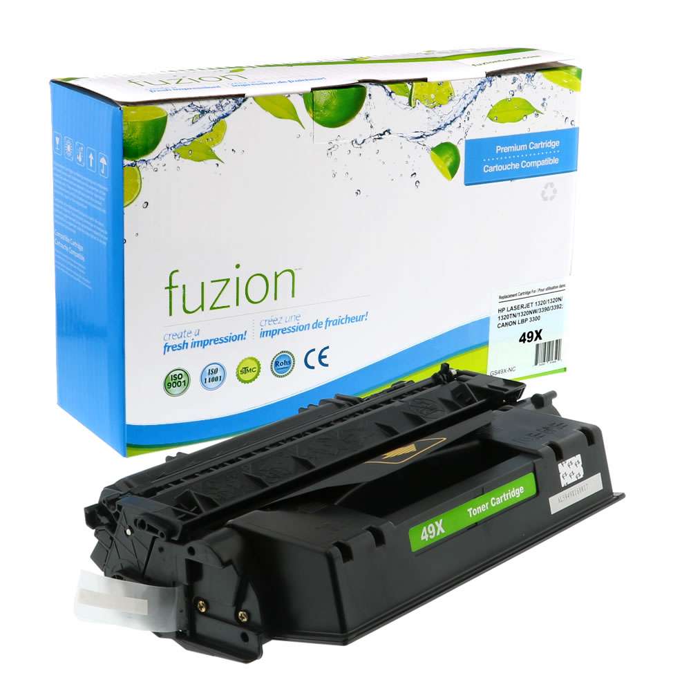 HP Q5949X (49X) Compatible Toner Cartridge High Yield - Black - Fuzion